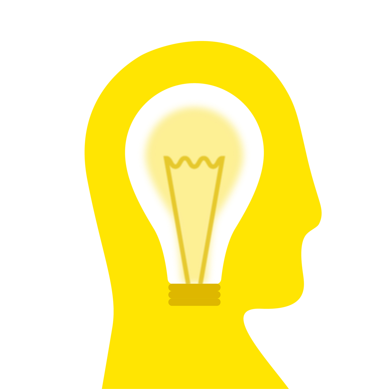 lightbulb in head