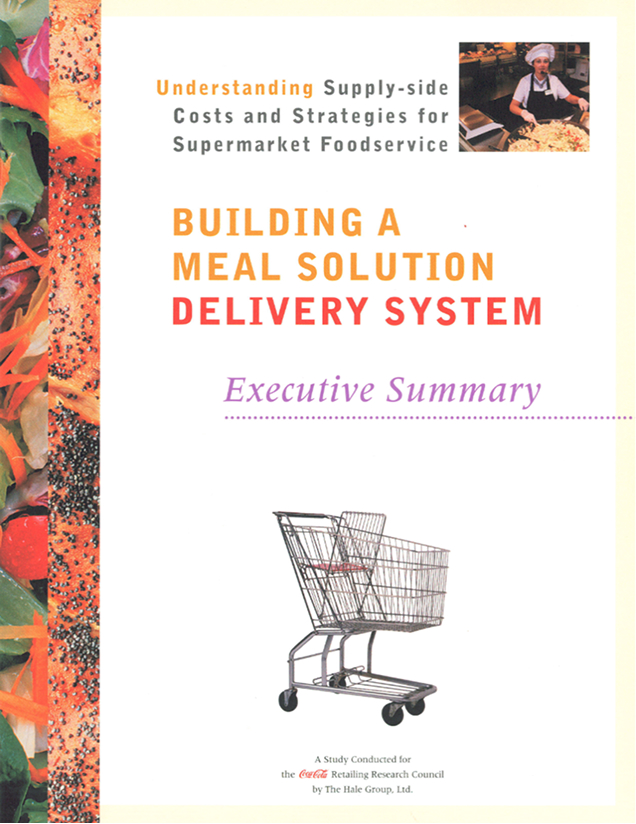 building a meal solution delivery system cover with a cart