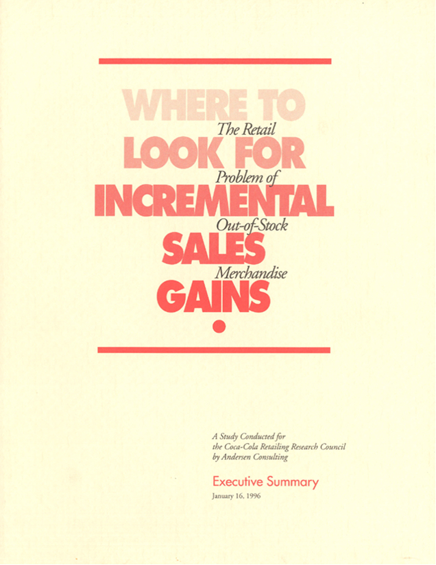 where to look for incremental sales gains