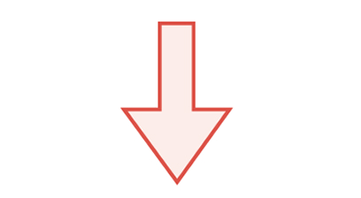 Red downward arrow icon.