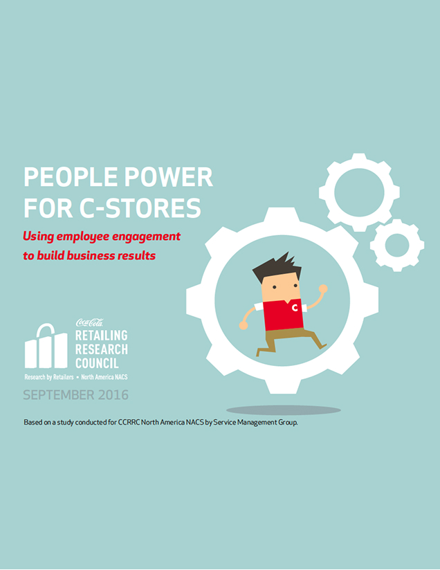 Title page of People Power for C-Stores: Using employee engagement to build business results