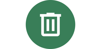 Trash can icon