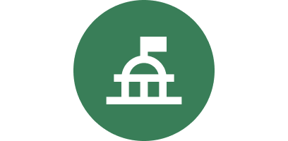 Government building icon