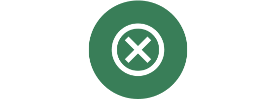 Circle with an X